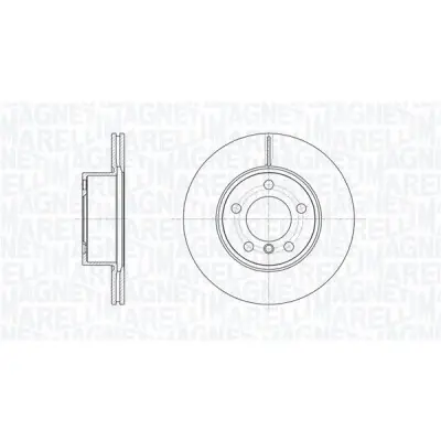 Disco de freno MAGNETI MARELLI 361302040782 Rebajas